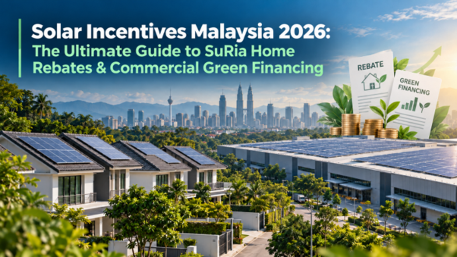 Solar Incentives Malaysia 2026: The Ultimate Guide to SuRia Home Rebates & Commercial Green Financing